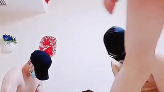 #直播 极品车模小伊伊勾搭外卖小哥激情啪啪